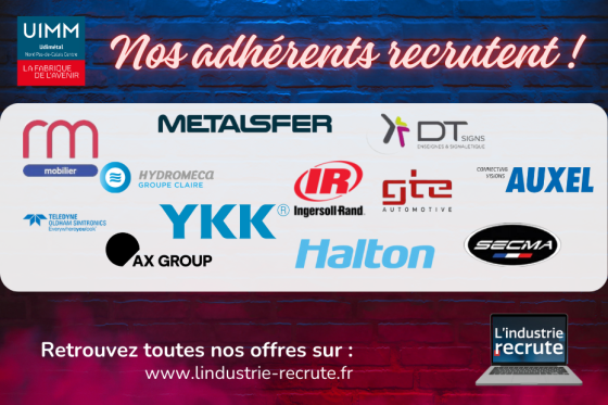 L’industrie recrute 23/07 - Uimm Udimétal